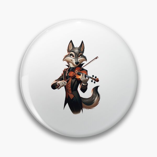 Item preview, Wolf with Violin designed and sold by Veteme.