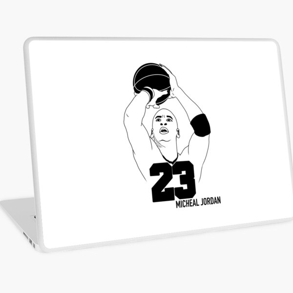 Michael Jordan MacBook Decal Sticker. Choose Your Size. Laptop