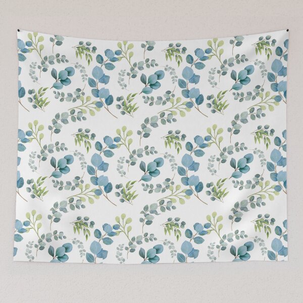 Item preview, Eucalyptus Patterned  design Duvet designed and sold by PodXDesigns.
