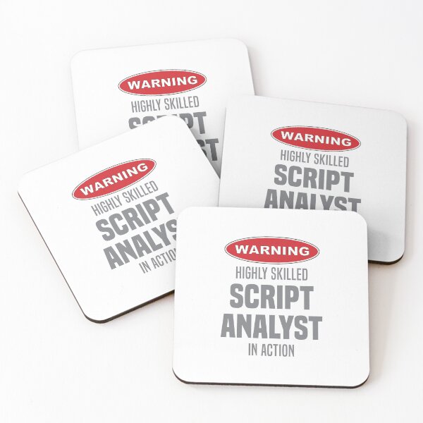 Item preview, Highly Skilled Script Analyst in Action designed and sold by NermilioDesigns.