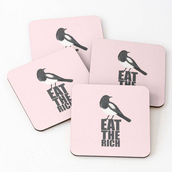 Item preview, Eat The Rich Magpie designed and sold by BonesAndCandy.