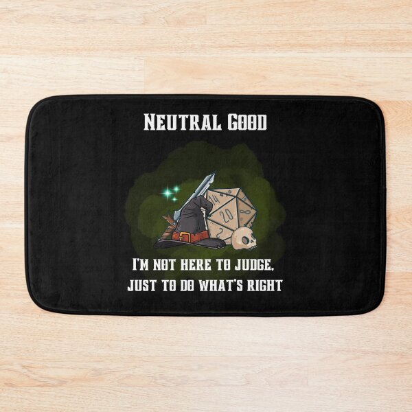 Item preview, Neutral Good alignment designed and sold by Kate :).