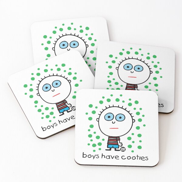 Item preview, BOYS HAVE COOTIES NEW designed and sold by TODD GOLDMAN.