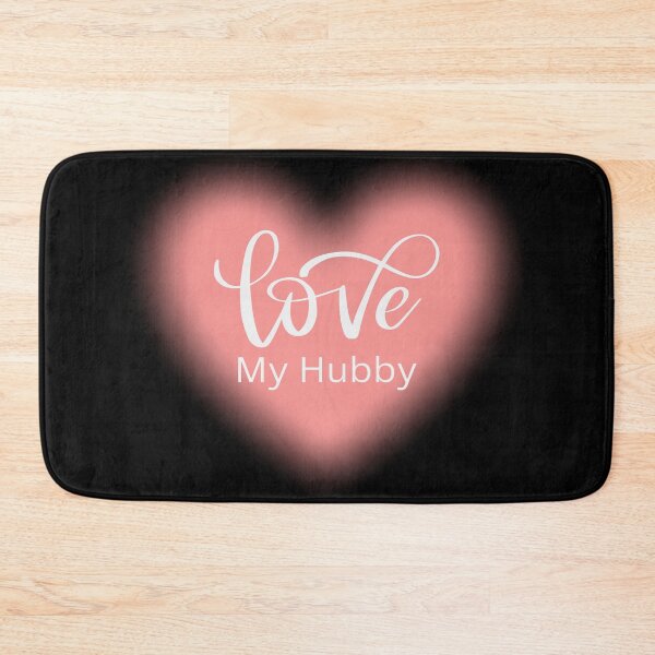 Item preview, Love My Hubby, Romance, Romantic, Cursive Writing Valentines designed and sold by BirdsnStuff.