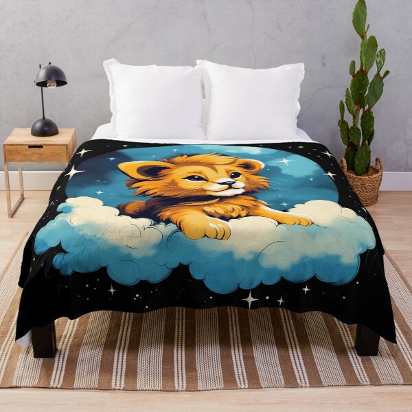 Item preview, Adorable little young kawaii lion cub illustration designed and sold by NBSStore.