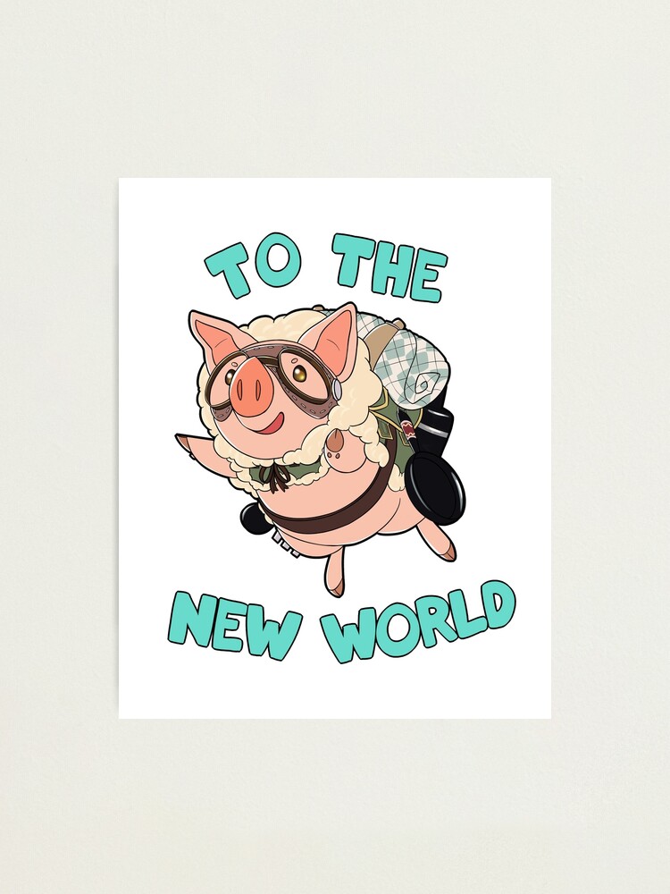 picture Monster Hunter World Pig monster hunter world poogie photographic print by vanillawillaart redbubble
