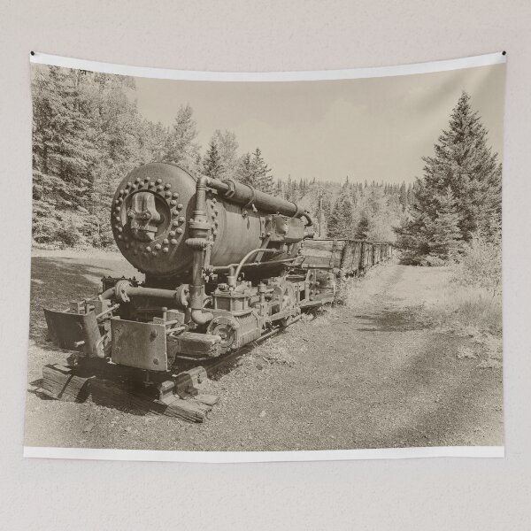 Item preview, Old Minnewanka Mine Train  designed and sold by hawkie.