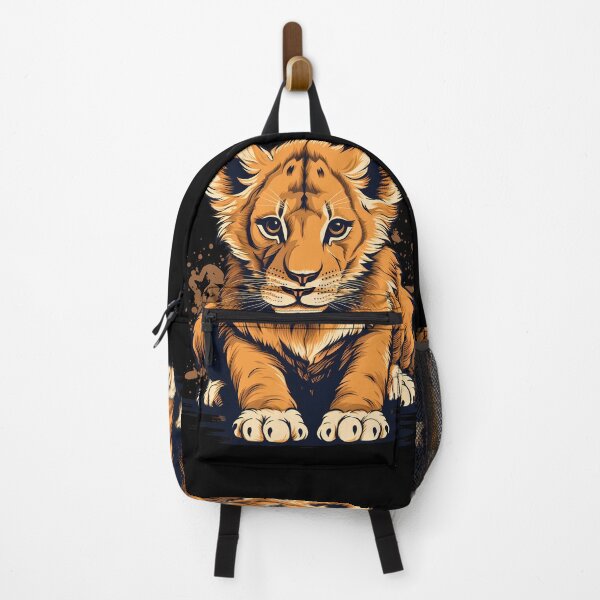 Item preview, Adorable little young kawaii lion cub illustration designed and sold by NBSStore.