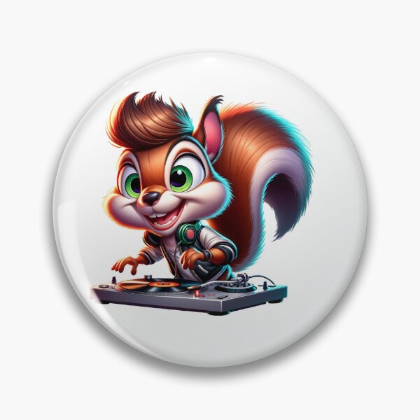 Item preview, Animal DJ Squirrel designed and sold by Veteme.