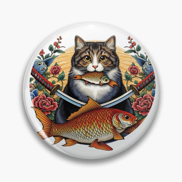 Item preview, SAMURAI CAT designed and sold by Cesarartman.