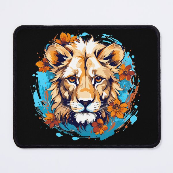 Item preview, Beautiful young lion head artwork illustration designed and sold by NBSStore.