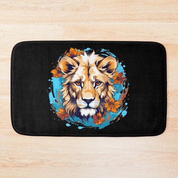 Item preview, Beautiful young lion head artwork illustration designed and sold by NBSStore.