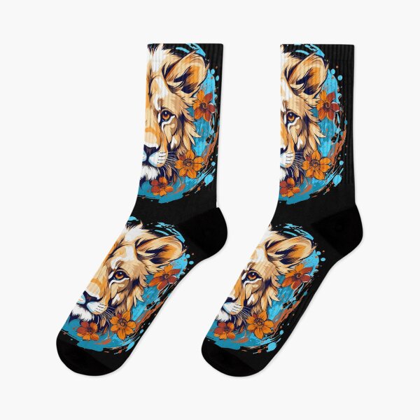 Item preview, Beautiful young lion head artwork illustration designed and sold by NBSStore.