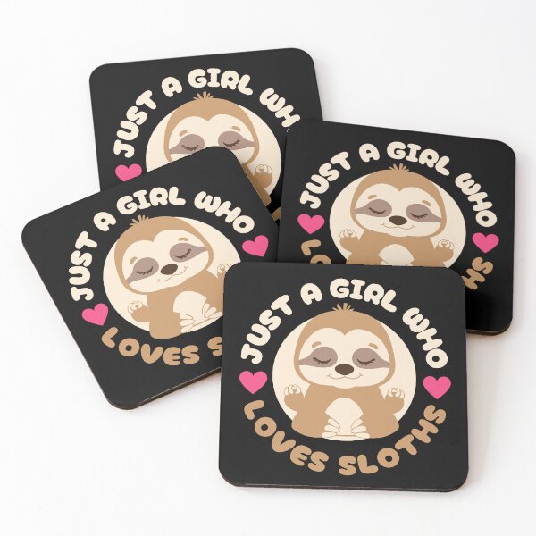 Item preview, Just A Girl Who Loves Sloths | Gifts For Sloth Lovers designed and sold by AgataMaria.