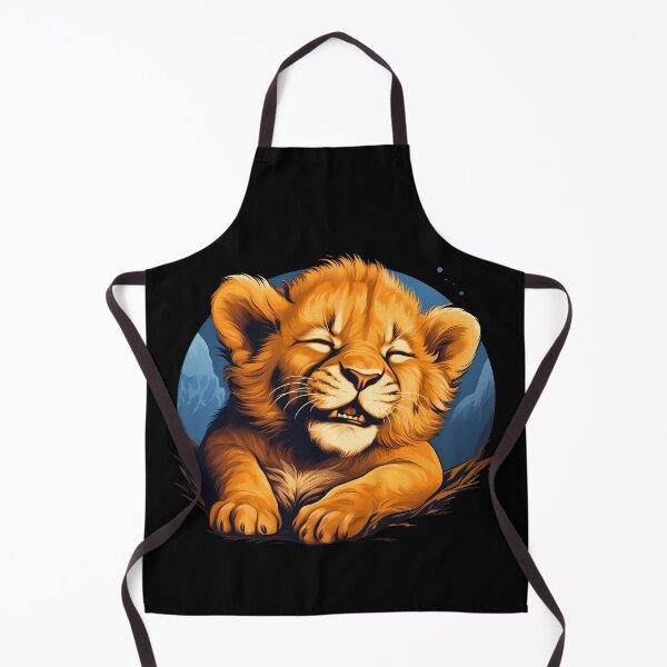 Item preview, Adorable little young kawaii lion cub illustration designed and sold by NBSStore.