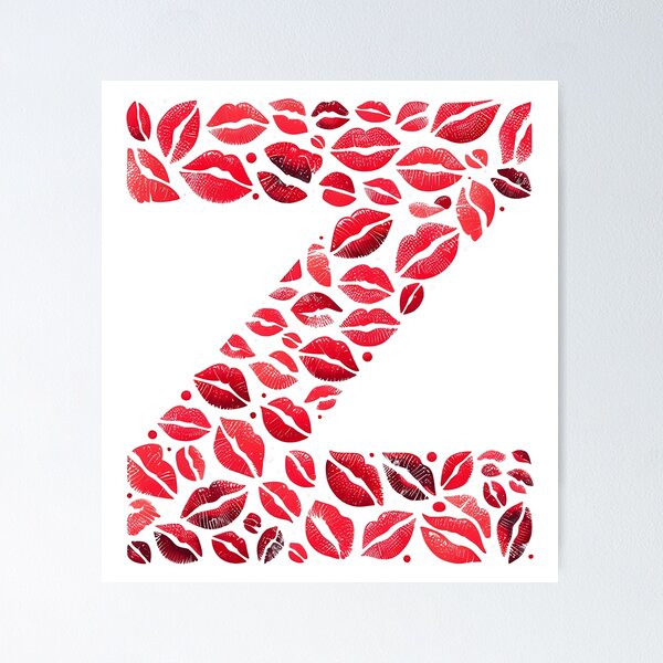Item preview, Kiss T-shirt Letter Z - Fashion Speaks of Love designed and sold by hero08.