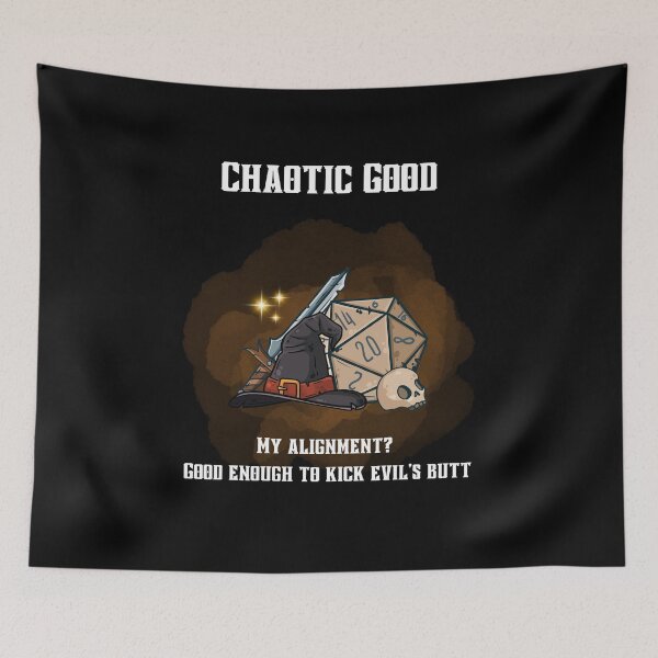 Item preview, Chaotic Good alignment designed and sold by Kate :).