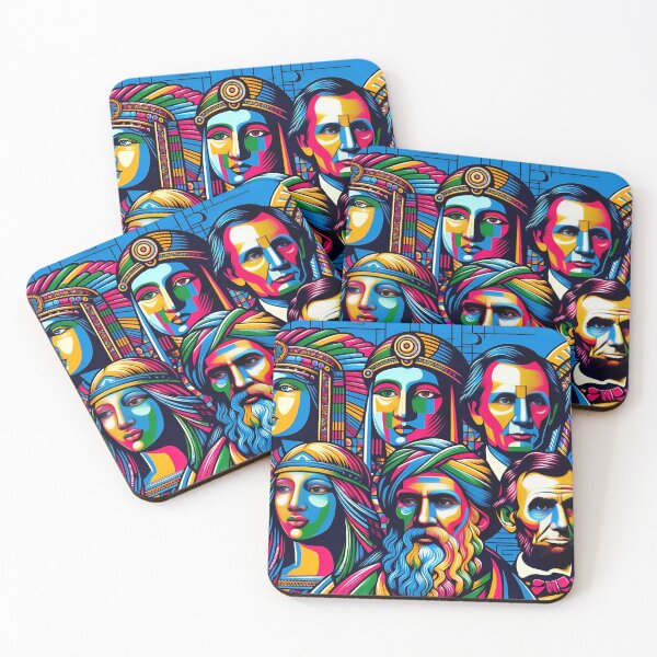 Item preview, "Timeless Icons: Historical Figures Reimagined" designed and sold by APARTAI EU.