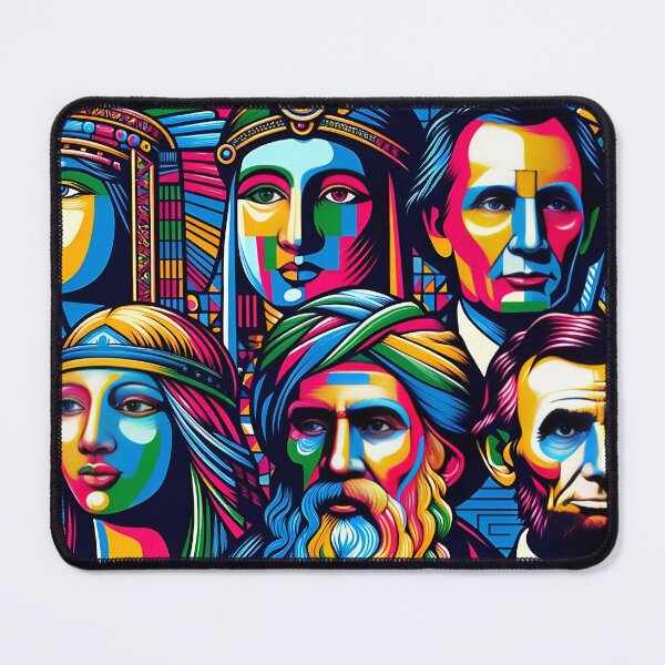 Item preview, "Timeless Icons: Historical Figures Reimagined" designed and sold by APARTAI EU.
