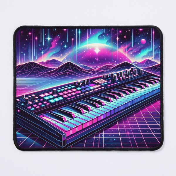 Item preview, Galactic Synthwave Keyboard designed and sold by Zestpond.