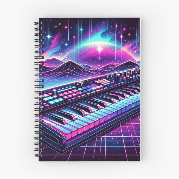 Item preview, Galactic Synthwave Keyboard designed and sold by Zestpond.
