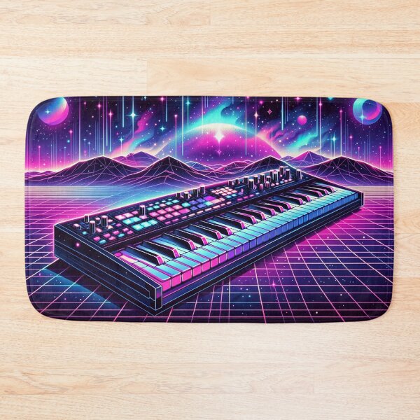 Item preview, Galactic Synthwave Keyboard designed and sold by Zestpond.
