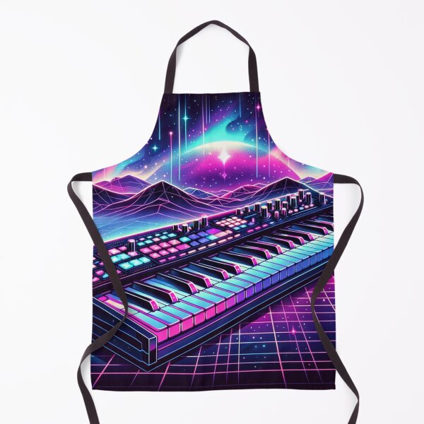 Item preview, Galactic Synthwave Keyboard designed and sold by Zestpond.