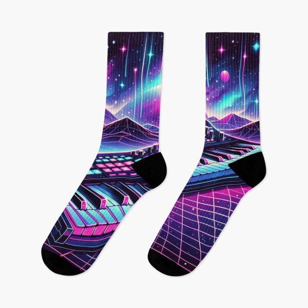 Item preview, Galactic Synthwave Keyboard designed and sold by Zestpond.