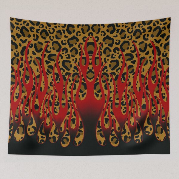 Item preview, Flaming Leopard designed and sold by CadillacShop.