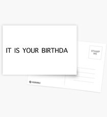 It is your birthday. From The Office Postcards