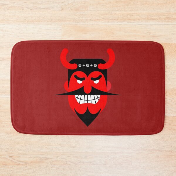 Item preview, THE DEVIL'S NUMBER. A RED AND BLACK CARTOON DEVIL designed and sold by infinitearte.