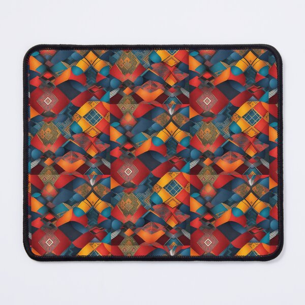 Item preview, textile background, Scottish geometric patchwork, asymmetrical designed and sold by Creativesphotos.