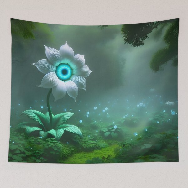 Item preview, Bioluminescent Floral Fantasy designed and sold by AI-Only Creations.