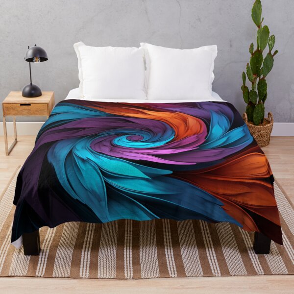 Item preview, Deep colorful Fractal decorative print designed and sold by dcrc.