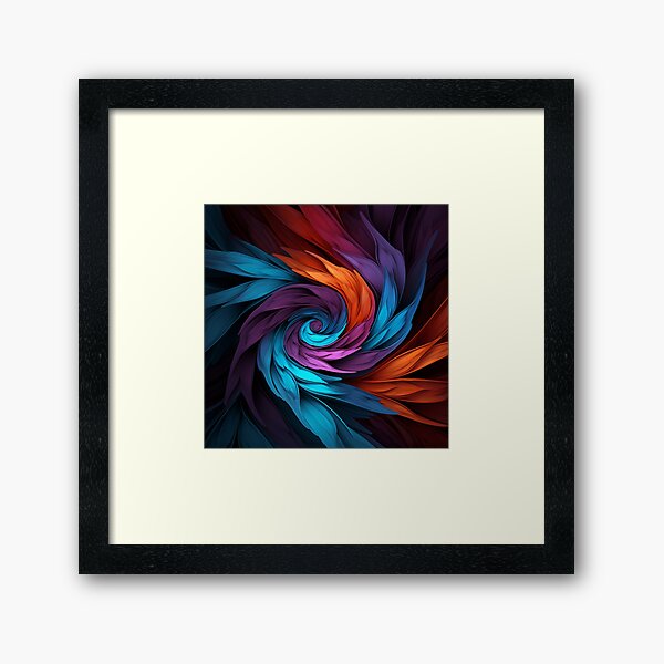Item preview, Deep colorful Fractal decorative print designed and sold by dcrc.