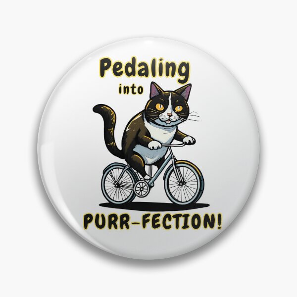 Item preview, Pedaling into Purr-fection! designed and sold by Redbeardapparel.