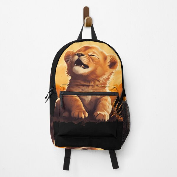 Item preview, Adorable little young kawaii lion cub illustration designed and sold by NBSStore.