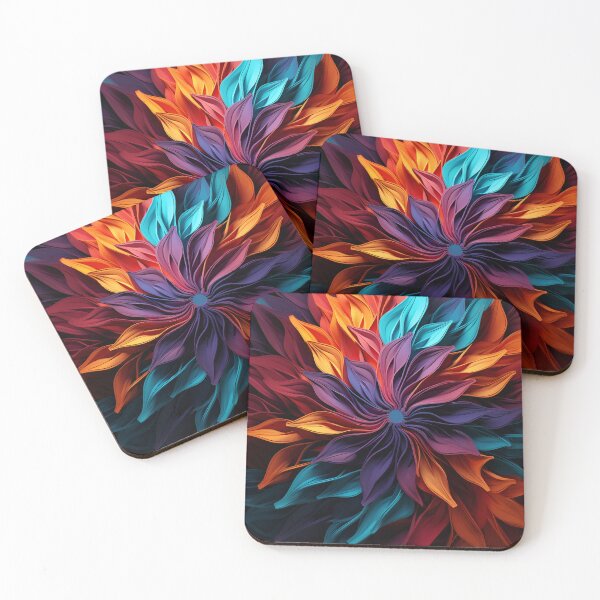 Item preview, Deep colorful Fractal decorative print designed and sold by dcrc.