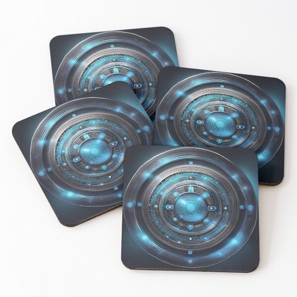 Item preview, Futuristic Circuit Mandala Design designed and sold by SpiritualManda.