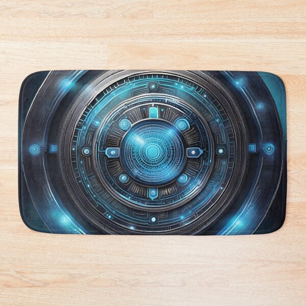 Item preview, Futuristic Circuit Mandala Design designed and sold by SpiritualManda.