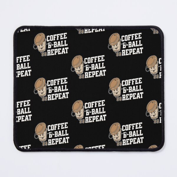 Item preview, Coffee basketball Repeat, funny coffee inspired basketball designed and sold by Merchattack.
