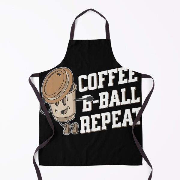 Item preview, Coffee basketball Repeat, funny coffee inspired basketball designed and sold by Merchattack.