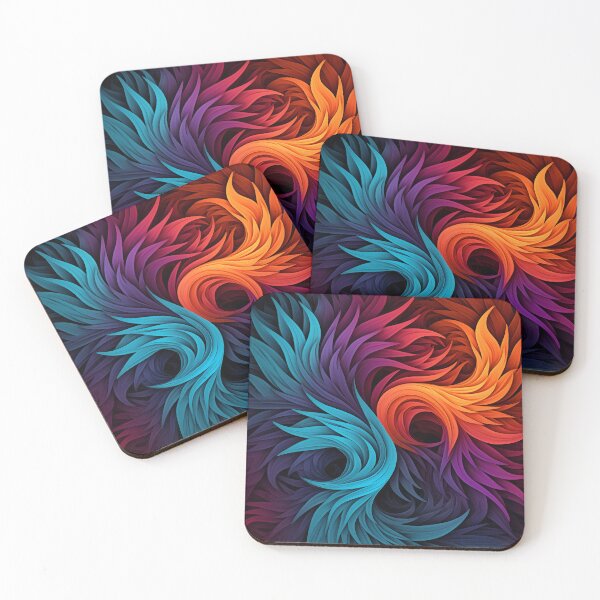Item preview, Deep colorful Fractal decorative print designed and sold by dcrc.