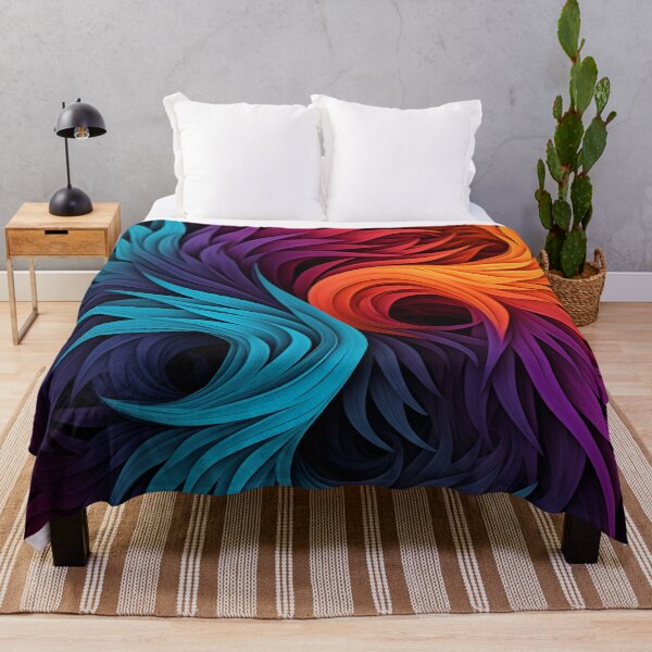 Item preview, Deep colorful Fractal decorative print designed and sold by dcrc.