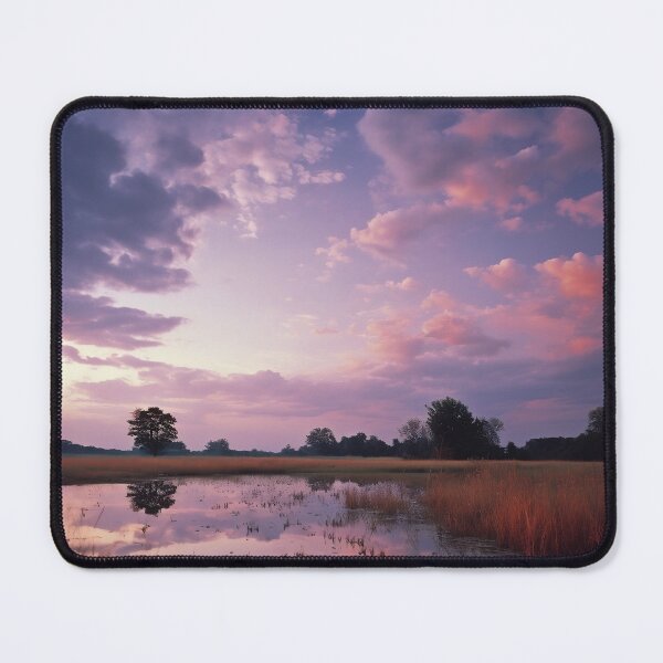 Item preview, Trees and lake at sunset in long exposure - Landscape photography designed and sold by TheArtistOf2022.