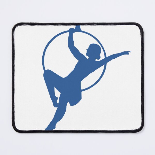 Item preview, Aerial hoop blue silhouette designed and sold by artwithemilia.