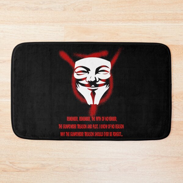 Item preview, V For Vendetta, Remember Remember designed and sold by ElSpoiledMilk.