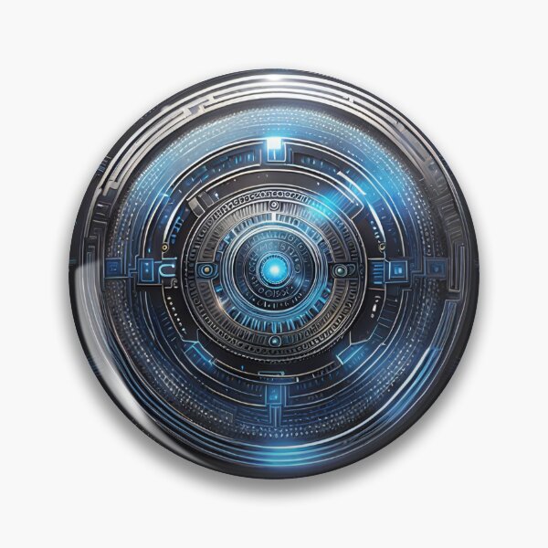 Item preview, Futuristic Circuit Mandala Art designed and sold by SpiritualManda.