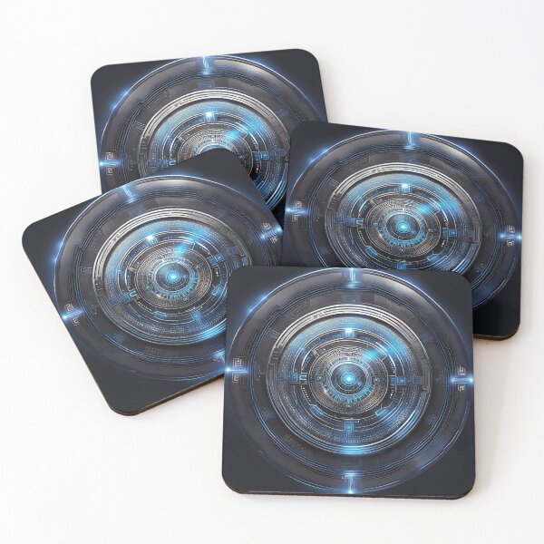 Item preview, Futuristic Circuit Mandala Art designed and sold by SpiritualManda.
