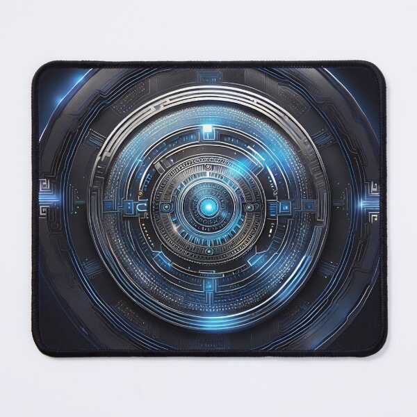 Item preview, Futuristic Circuit Mandala Art designed and sold by SpiritualManda.